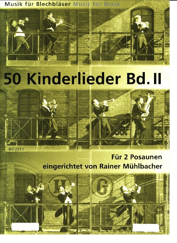 50 Kinderlieder Band II<br>fr 2 Posaunen