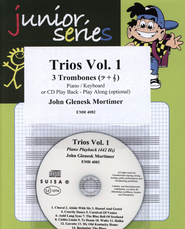 Trios Vol. 1<br>fr 3 Posaunen in C/B (+ Klavier, Mitspiel-CD ad lib.)