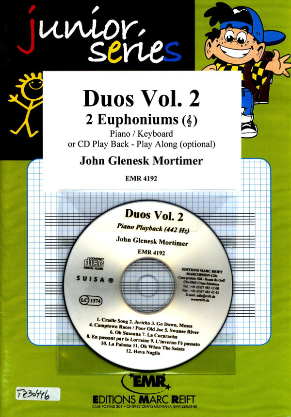 Duos fr 2 Euphonien (+ Klavier, + Mitspiel-CD ad lib.)<br>Vol.2