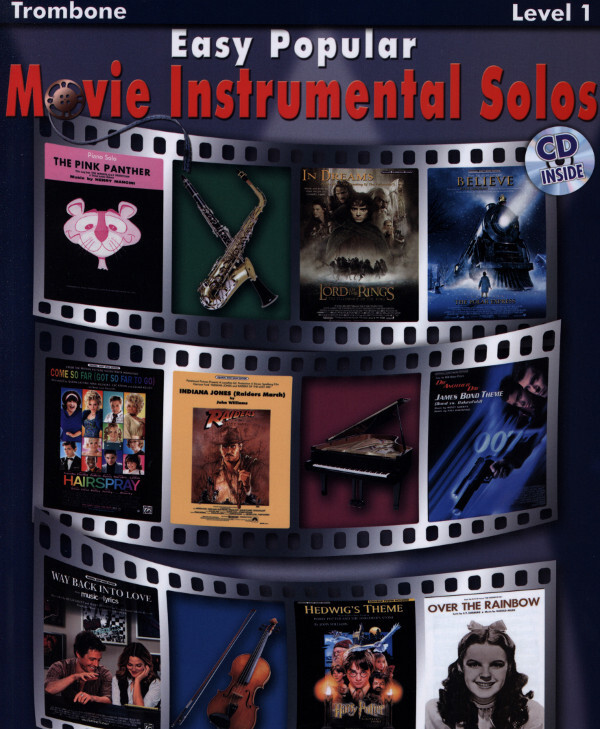 Easy Popular Movie Instrumental Solos - Posaunen-Stimme + Mitspiel-CD<br>fr Posaune + Klavier + Mitspiel-CD