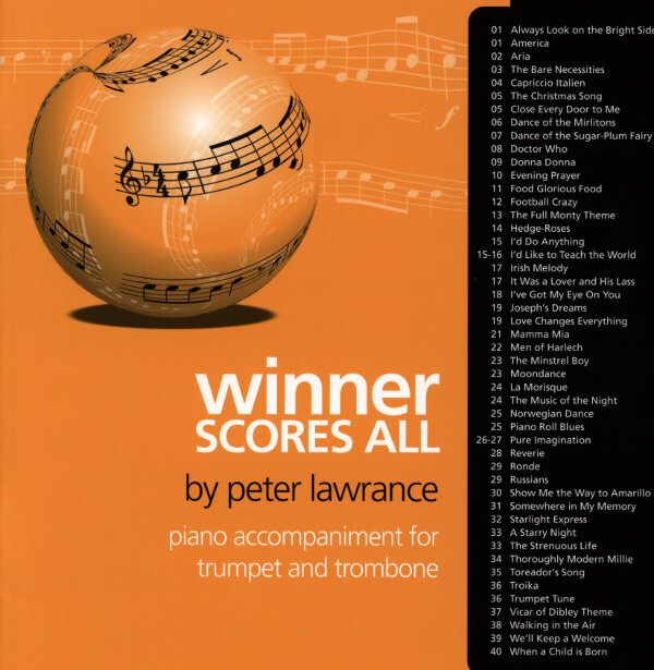 Winner Scores All - NUR Klavier-Stimme (nicht alle Stcke)<br>fr Posaune + Klavier + Mitspiel-CD