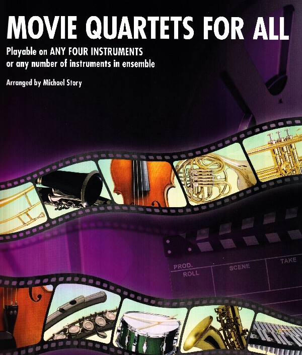 Movie Quartets For All - fr 4 Tenorhrner (T.C.)<br>