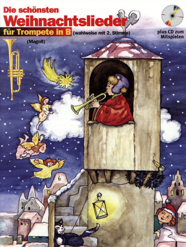 Die schnsten Weihnachtslieder<br>fr Trompete solo (2. Trompete ad lib.) + online Audio