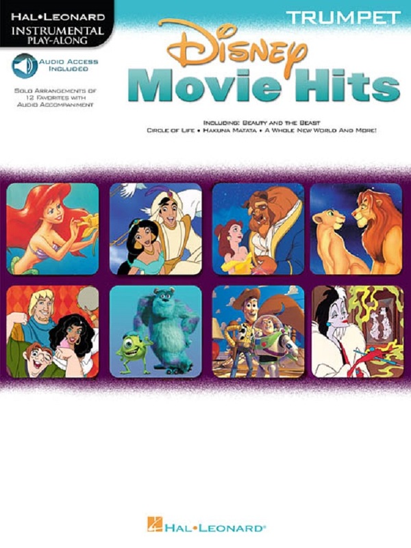 Disney Movie Hits fr Trompete solo<br>+ Audio-Playalong (Download)