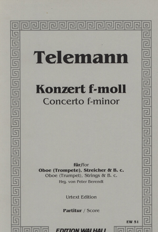 Konzert f-moll<br>Partitur