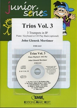 Trios Vol.3<br>fr 3 Trompeten + Klavier/Keyboard ad lib. (Mitspiel-CD ad lib.)