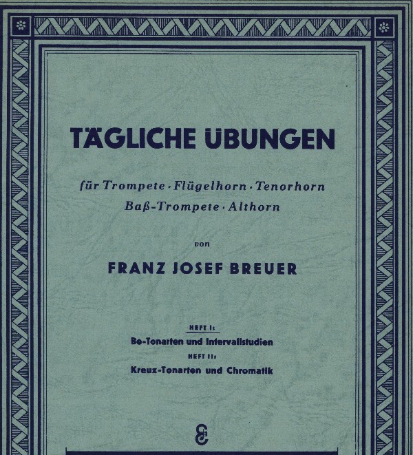 Tgliche bungen Band 1 - b-Tonarten und Intervallstudien<br>fr Trompete