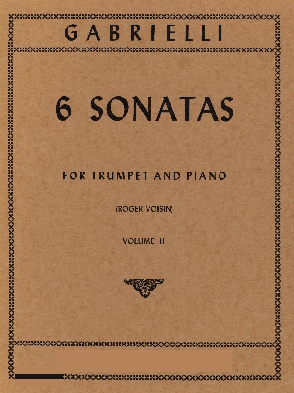 6 Sonaten Band 2<br>fr Trompete in C + Klavier