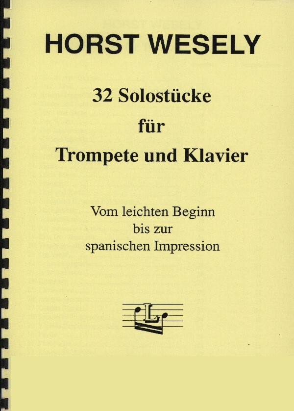 32 Solostcke - Komplettband (Band 1 + 2)<br>fr Trompete + Klavier