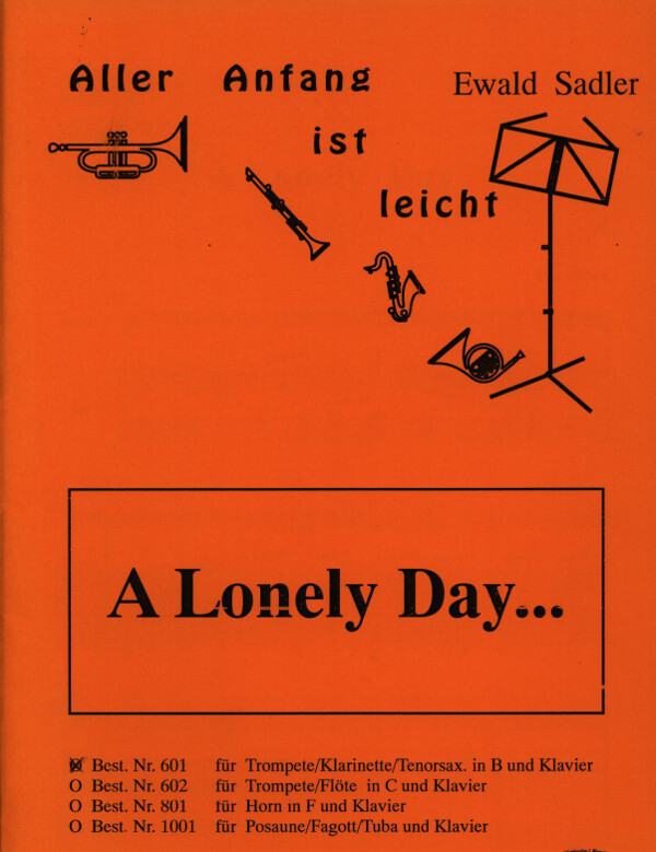 A Lonely Day<br>fr Trompete in B + Klavier