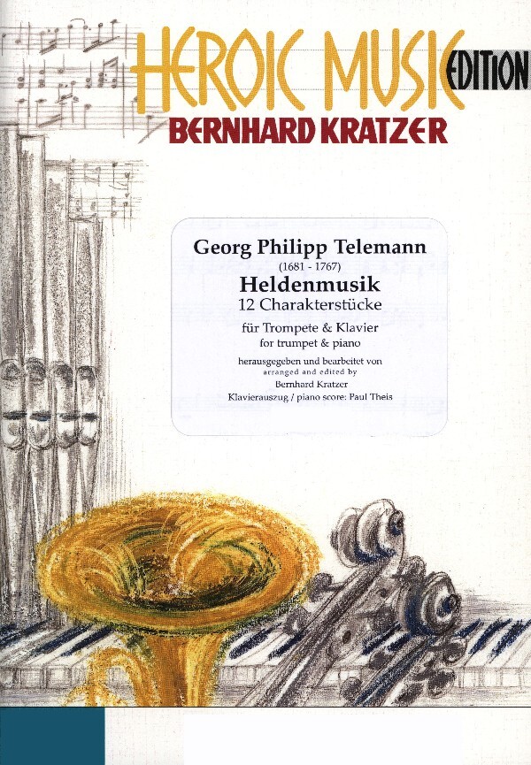 Heldenmusik - 12 Charakterstcke (Originalfassung)<br>fr Piccolo-Trompete + Klavier