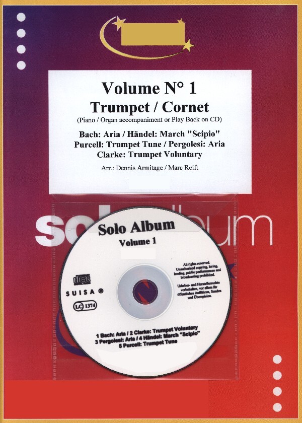 Solo-Album Band 1<br>fr Trompete + Klavier + Mitspiel-CD