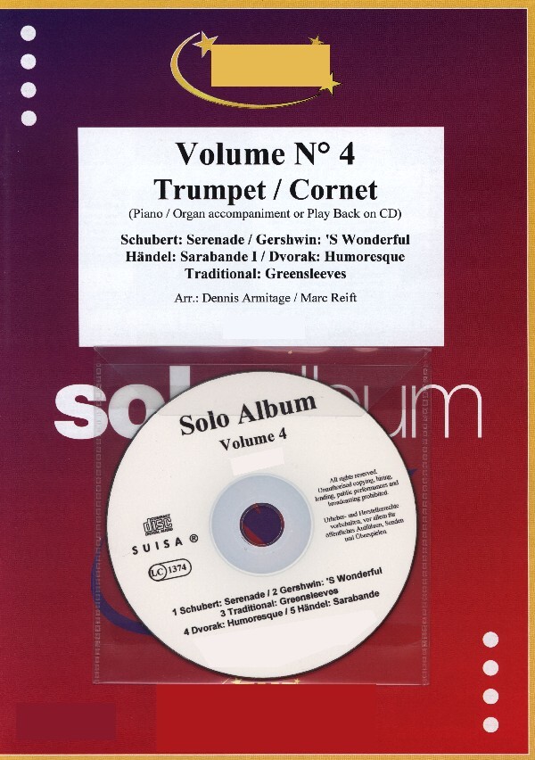 Solo-Album Band 4<br>fr Trompete + Klavier + Mitspiel-CD
