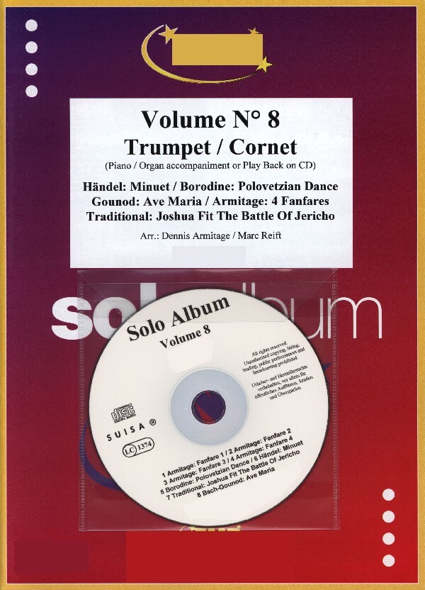 Solo-Album Band 8<br>fr Trompete + Klavier + Mitspiel-CD