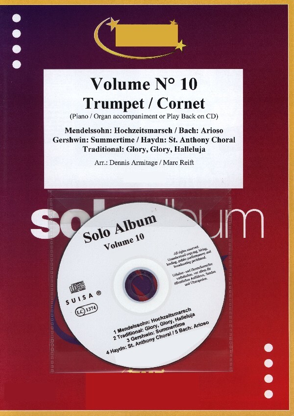 Solo-Album Band 10<br>fr Trompete + Klavier + Mitspiel-CD