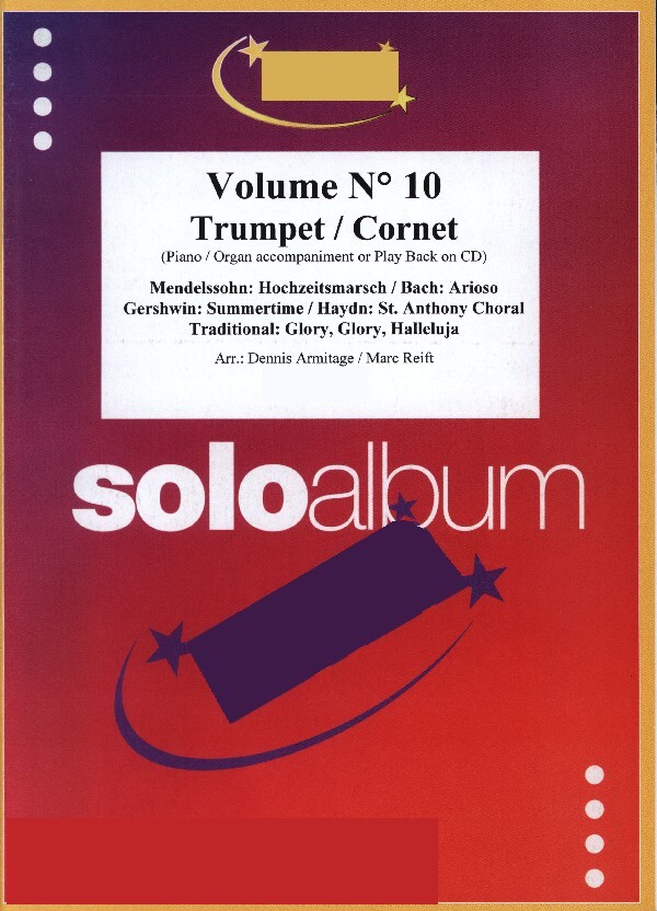 Solo-Album Band 10<br>fr Trompete + Klavier (OHNE Mitspiel-CD)