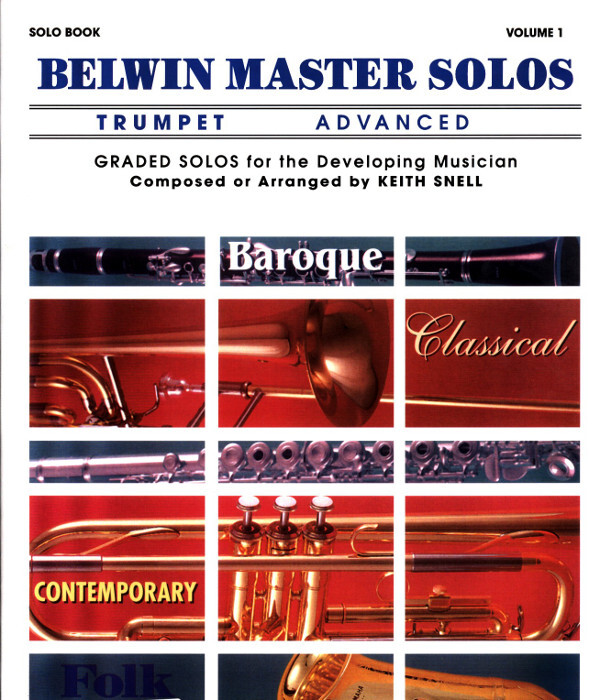 Belwin Master Solos, Advanced - Trompetenstimme<br>fr Trompete + Klavier