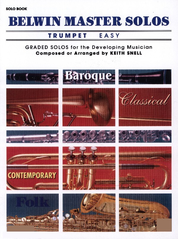 Belwin Master Solos Band 1, Easy - Trompeten-Stimme<br>fr Trompete + Klavier