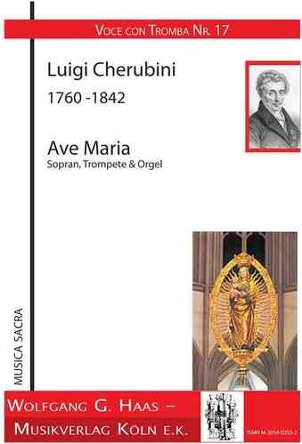 Ave Maria - Ausgabe in F-Dur<br>f�r Sopran, Trompete in B/C + Orgel