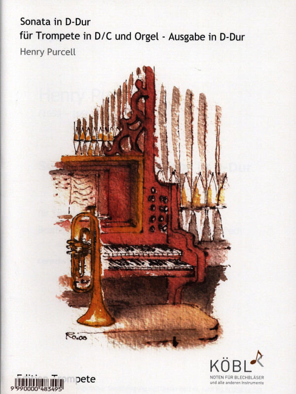 Sonata - Ausgabe in D-Dur<br>fr Trompete in C/D + Orgel