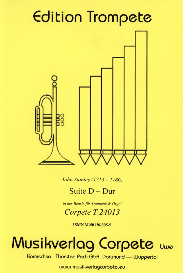 Suite - Ausgabe in D-Dur<br>fr Trompete in C/D und Orgel