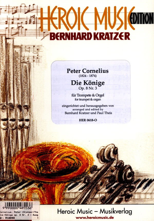Die Knige op. 8 Nr. 3 - Ausgabe in B-Dur<br>fr Trompete in B/C/Es + Orgel
