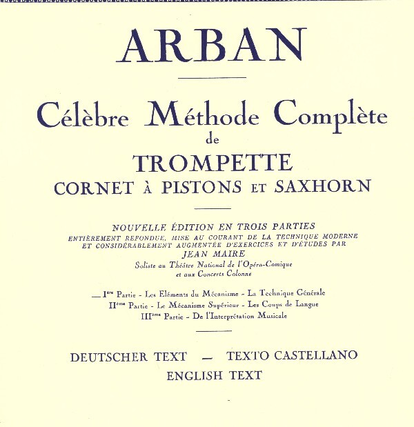 Celebre Methode Complete Band 1<br>fr Trompete
