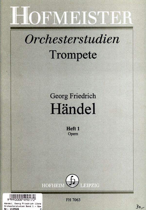 Orchesterstudien Band 1 - Opern<br>fr Trompete