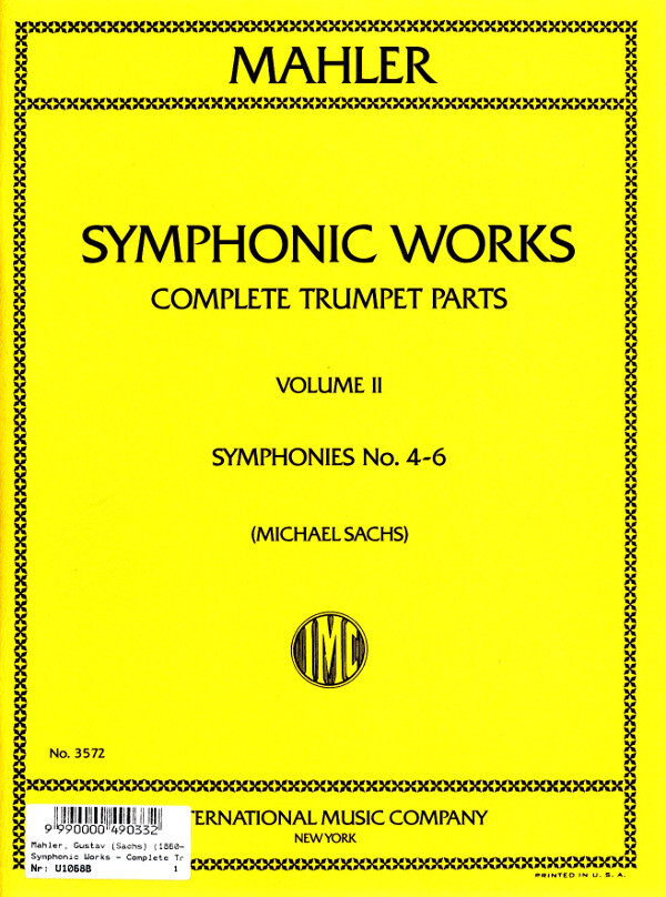 Symphonic Works - Complete Trumpet Parts Band 2 (Symphonien Nr. 4 - 6)<br>fr Trompete