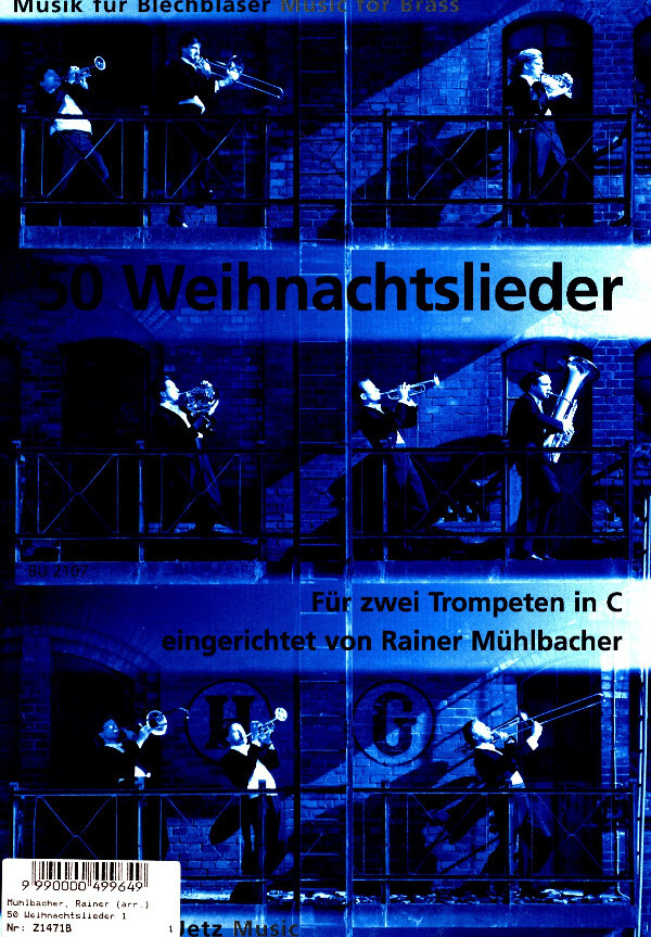 50 Weihnachtslieder 1<br>fr 2 Trompeten in C