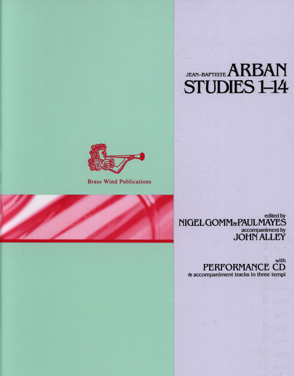 14 Arban Studies - komplett<br>fr Trompete, Klavier + Mitspiel-CD