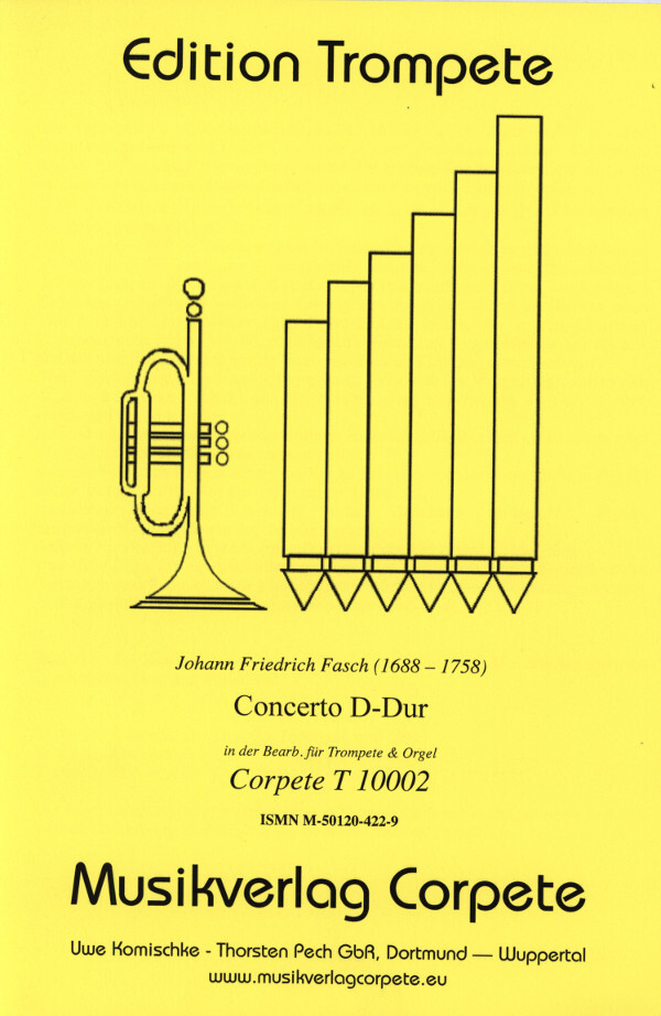 Concerto - Ausgabe in D-Dur<br>fr Trompete in D und Orgel