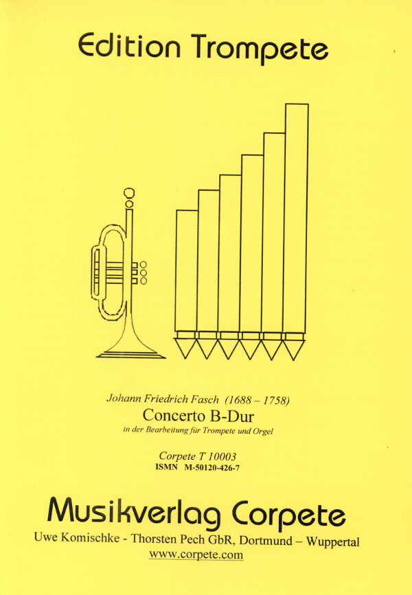Concerto - Ausgabe in B-Dur<br>fr Trompete in B/C und Orgel