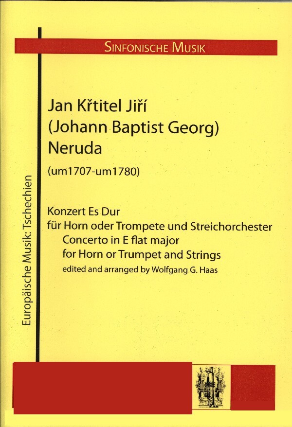Konzert Es-Dur<br>Partitur