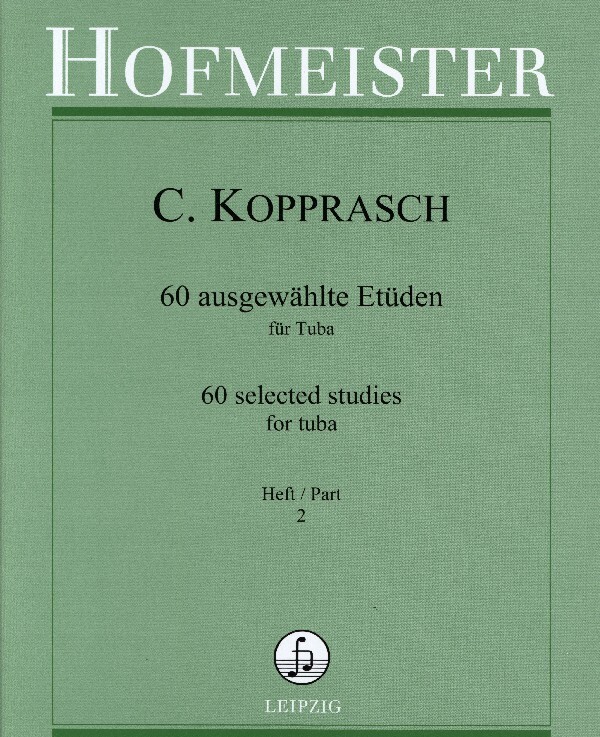 60 ausgewhlte Etden Band 2<br>fr Tuba