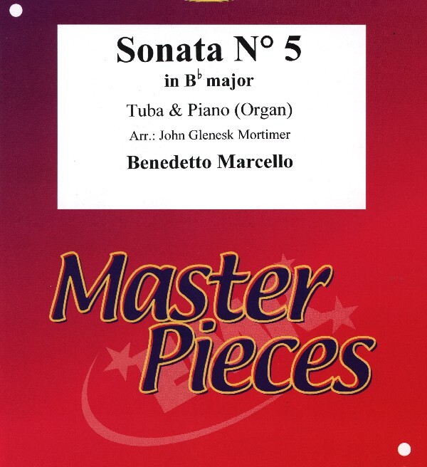 Sonata Nr. 5 in B-Dur<br>fr B-Bass (im Violinschlssel) + Klavier (Orgel)