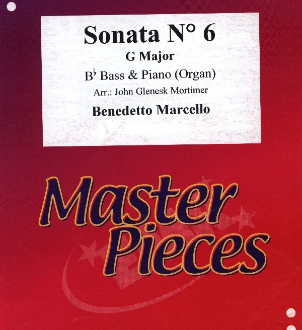 Sonata Nr. 6 in G-Dur<br>fr B-Bass (im Violinschlssel) + Klavier (Orgel)