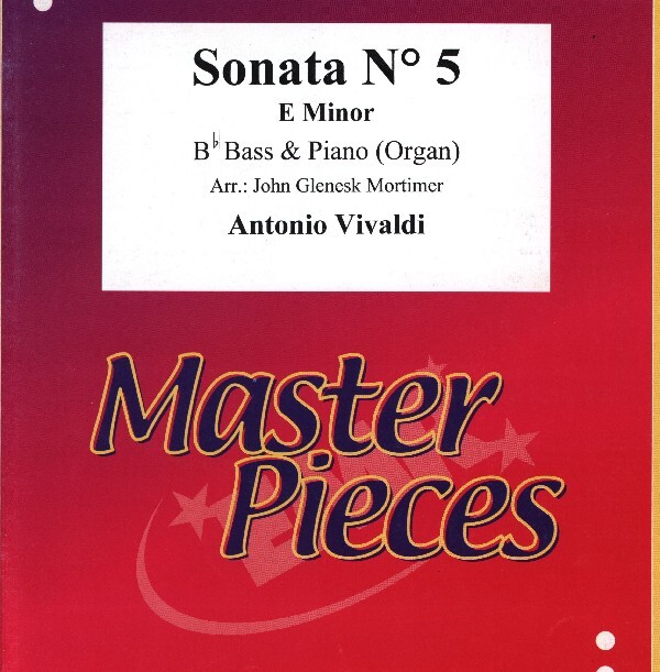 Sonata Nr. 5 in e-moll<br>fr B-Bass (im Violinschlssel) + Klavier (Orgel)
