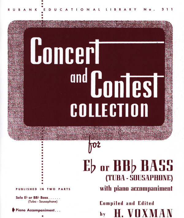 Concert and Contest Collection - nur Tubastimme!!<br>fr Tuba + Klavier