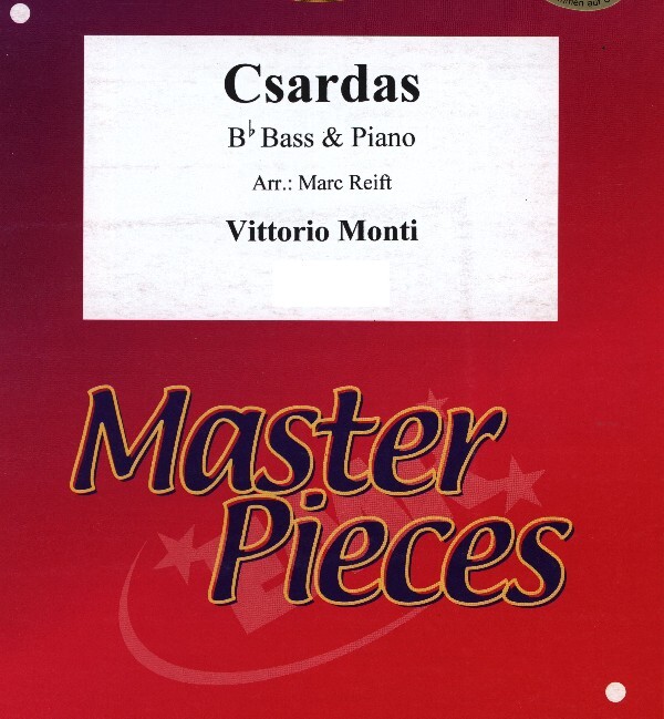 Csardas (Version in c-moll)<br>fr B-Bass (im Violinschlssel) + Klavier