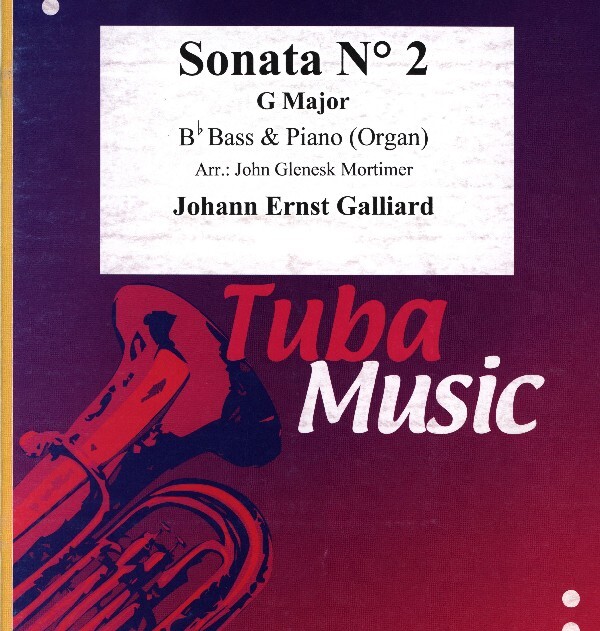 Sonata Nr. 2 in G-Dur<br>fr B-Bass (im Violinschlssel) + Klavier (Orgel)