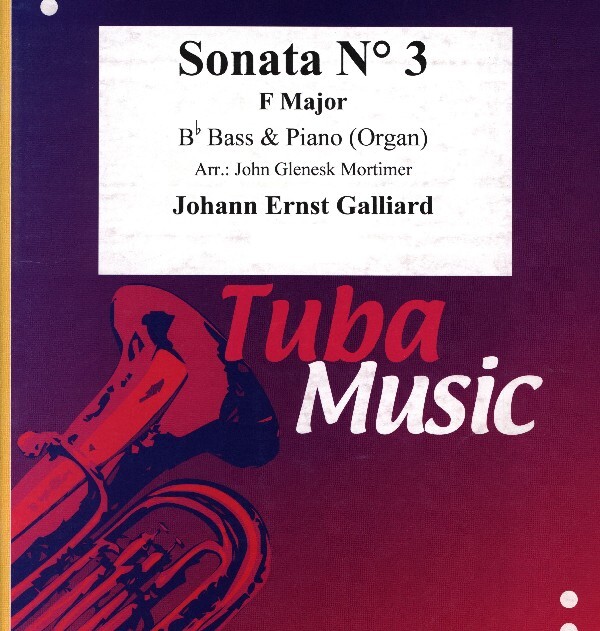 Sonata Nr. 3 in F-Dur<br>fr B-Bass (im Violinschlssel) + Klavier (Orgel)
