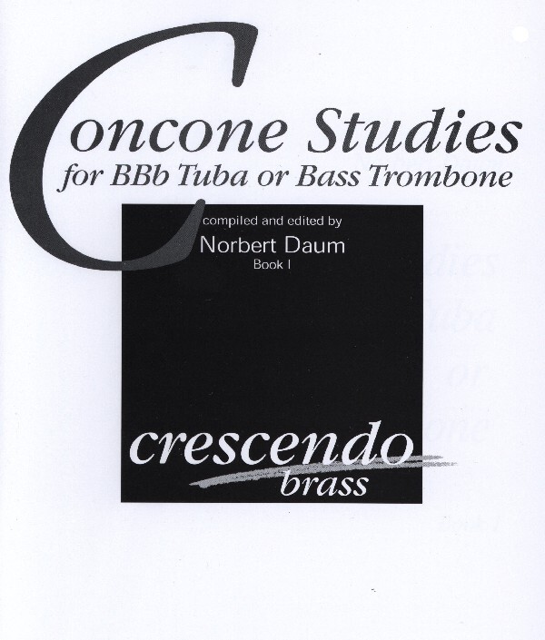 Concone Studies Band 1 (Nr. 1 - 33) (B-Tuba)<br>fr B-Tuba/Baposaune