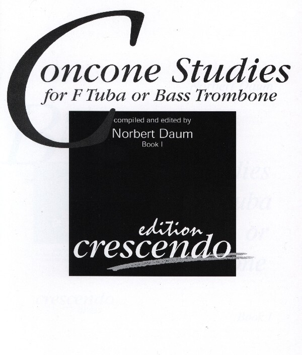 Concone Studies Band 1 (Nr.1-33) (F-Tuba)<br>fr F-Tuba/Baposaune