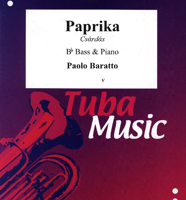 Paprika (Csardas)<br>fr B-Bass (im Violinschlssel) + Klavier