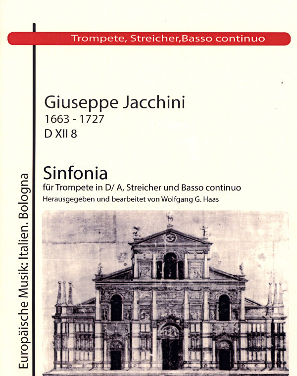 Sinfonia D XII 8<br>fr Trompete in D/A, Streicher und Basso Continuo