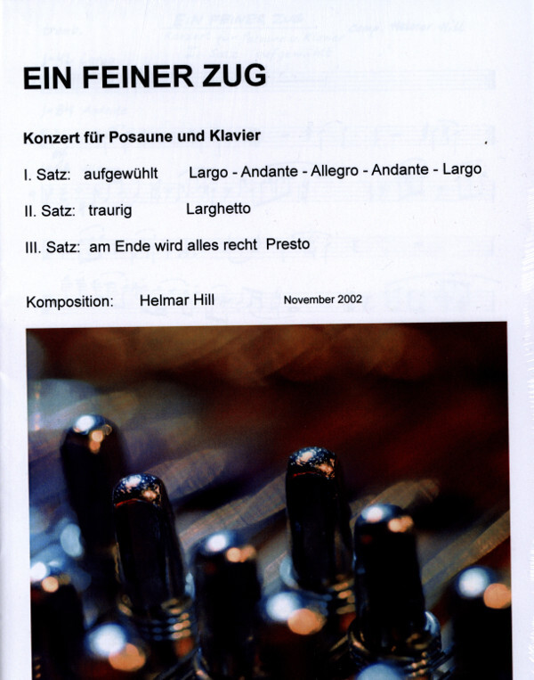 Ein Feiner Zug<br>fr Posaune + Klavier (OHNE Audio-CD)