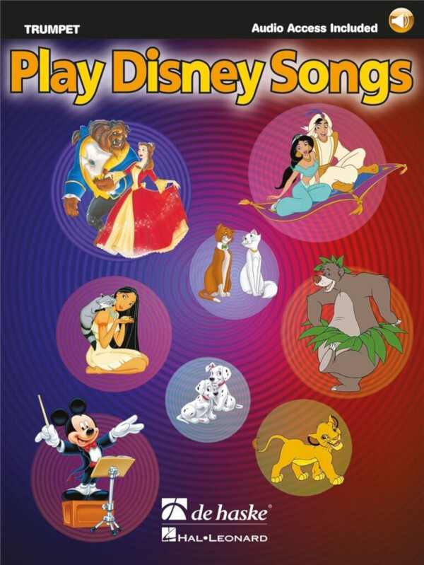 Play Disney Songs<br>Trompete in B (trumpet in b flat) solo + online audio