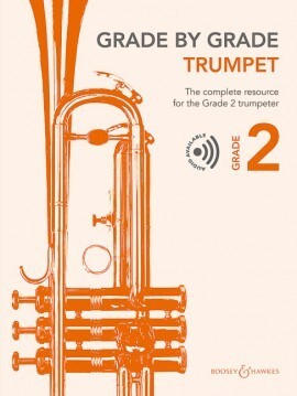 Grade by Grade - Trumpet - Grade 2<br>fr Trompete + Klavier + Online Material