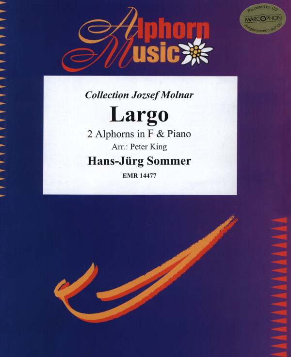 Largo<br>fr 2 Alphrner in F und Klavier